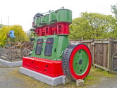 poldark tin mine 13-5-09 triple expansion steam engine